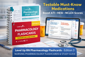 Level Up RN Pharmacology Flashcards – Edition 3