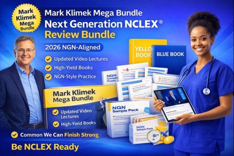 Mark Klimek 2026 NGN Review Bundle — Updated Video Lectures + High-Yield Guides For NCLEX Success